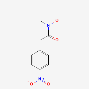 N-Methoxy-N-methyl-2-(4-nitrophenyl)acetamide