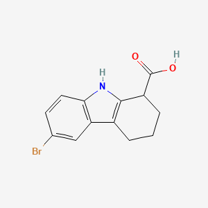 6-Bromo-2,3,4,9-tetrahydro-1H-carbazole-1-carboxylic acid