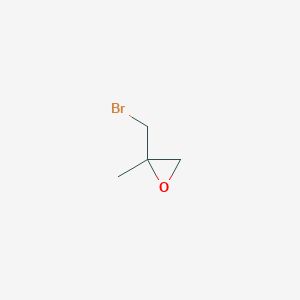 molecular formula C4H7BrO B3268881 2-(Bromomethyl)-2-methyloxirane CAS No. 49847-47-4