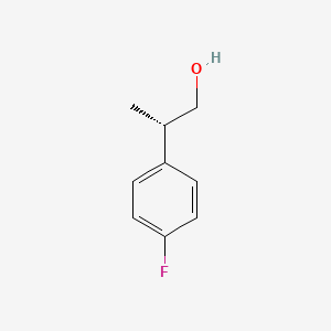 molecular formula C9H11FO B3268905 (S)-2-(4-Fluorophenyl)propan-1-ol CAS No. 500019-44-3