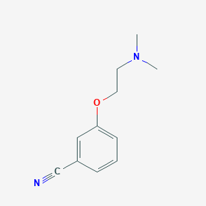 molecular formula C11H14N2O B3268909 3-[2-(Dimethylamino)ethoxy]benzonitrile CAS No. 500024-50-0