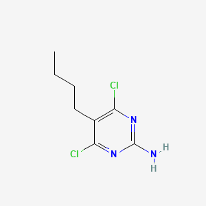 molecular formula C8H11Cl2N3 B3268920 5-Butyl-4,6-dichloropyrimidin-2-amine CAS No. 500113-92-8