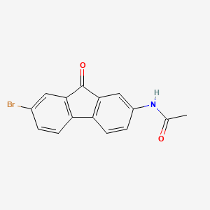 N-(7-bromo-9-oxofluoren-2-yl)acetamide