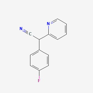 B3268957 2-(4-Fluorophenyl)-2-(pyridin-2-yl)acetonitrile CAS No. 5005-42-5