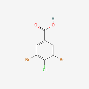 molecular formula C7H3Br2ClO2 B3269007 3,5-Dibromo-4-chlorobenzoic acid CAS No. 501009-13-8
