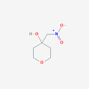 molecular formula C6H11NO4 B3269108 2H-Pyran-4-ol, tetrahydro-4-(nitromethyl)- CAS No. 50289-14-0