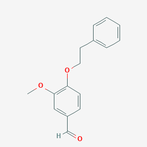 molecular formula C16H16O3 B326912 3-Methoxy-4-(2-phenylethoxy)benzaldehyde CAS No. 149428-74-0