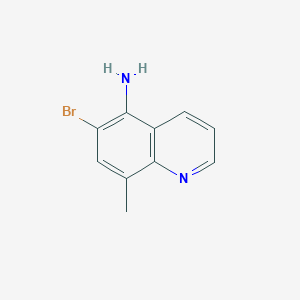 B3269159 6-Bromo-8-methylquinolin-5-amine CAS No. 50358-36-6