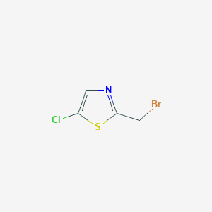 molecular formula C4H3BrClNS B3269185 2-(Bromomethyl)-5-chloro-1,3-thiazole CAS No. 50398-79-3