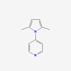 molecular formula C11H12N2 B3269191 4-(2,5-dimethyl-1H-pyrrol-1-yl)pyridine CAS No. 5044-29-1