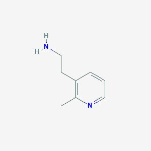 molecular formula C8H12N2 B3269198 2-(2-Methylpyridin-3-YL)ethanamine CAS No. 504404-51-7