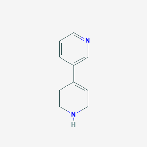 molecular formula C10H12N2 B3269205 3-(1,2,3,6-Tetrahydropyridin-4-yl)pyridine CAS No. 50461-54-6