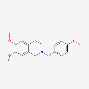6-Methoxy-2-(4-methoxybenzyl)-1,2,3,4-tetrahydroisoquinolin-7-ol