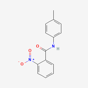 molecular formula C14H12N2O3 B3269271 N-(4-methylphenyl)-2-nitrobenzamide CAS No. 50623-00-2