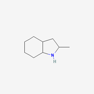 molecular formula C9H17N B3269288 2-methyl-octahydro-1H-indole CAS No. 50669-77-7