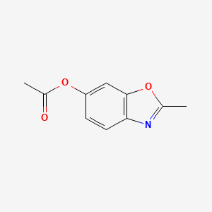 molecular formula C10H9NO3 B3269314 2-Methylbenzo[d]oxazol-6-yl acetate CAS No. 5078-06-8