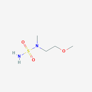 molecular formula C4H12N2O3S B3269326 [(2-Methoxyethyl)(methyl)sulfamoyl]amine CAS No. 508241-84-7