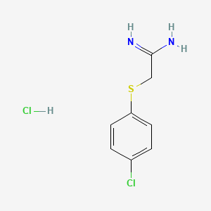 2-[(4-Chlorophenyl)thio]ethanimidamide hydrochloride