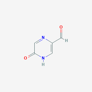 molecular formula C5H4N2O2 B3269351 5-Oxo-4,5-dihydropyrazine-2-carbaldehyde CAS No. 50866-32-5