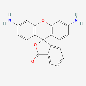 molecular formula C20H14N2O3 B3269373 3',6'-二氨基荧光素 CAS No. 509-72-8