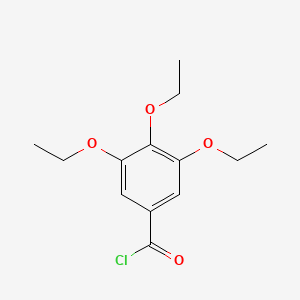 molecular formula C13H17ClO4 B3269403 3,4,5-三乙氧基苯甲酰氯 CAS No. 50915-97-4