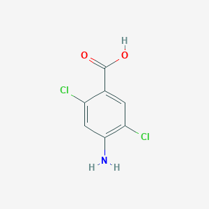molecular formula C7H5Cl2NO2 B3269417 4-Amino-2,5-dichlorobenzoic acid CAS No. 50917-33-4