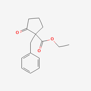 B3269445 Ethyl 1-benzyl-2-oxocyclopentanecarboxylate CAS No. 50984-08-2