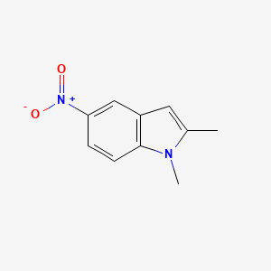 molecular formula C10H10N2O2 B3269541 1,2-Dimethyl-5-nitro-1h-indole CAS No. 51226-47-2