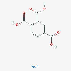 molecular formula C9H6NaO6 B3269581 1,2,4-Benzenetricarboxylic acid, sodium salt (1:) CAS No. 51305-33-0