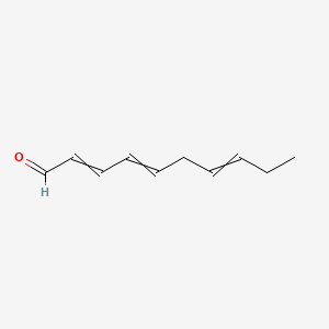 molecular formula C10H14O B3269592 Deca-2,4,7-trienal CAS No. 51325-37-2