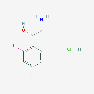 molecular formula C8H10ClF2NO B3269601 2-氨基-1-(2,4-二氟苯基)乙醇盐酸盐 CAS No. 51337-07-6