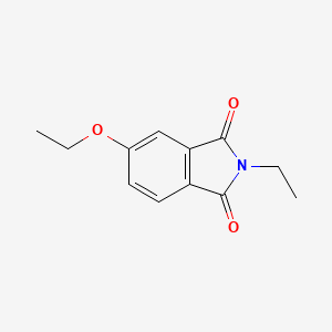 molecular formula C12H13NO3 B3269615 5-Ethoxy-2-ethylisoindoline-1,3-dione CAS No. 5140-54-5