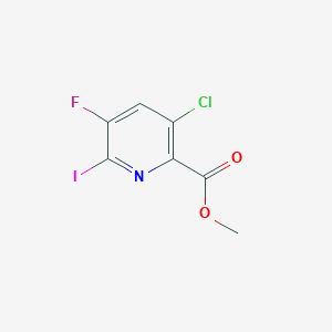 molecular formula C7H4ClFINO2 B3269652 Methyl 3-chloro-5-fluoro-6-iodopicolinate CAS No. 514798-20-0