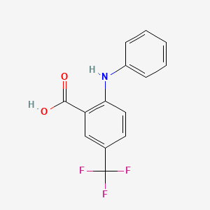 molecular formula C14H10F3NO2 B3269738 2-(Phenylamino)-5-(trifluoromethyl)benzoic acid CAS No. 51582-75-3