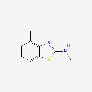molecular formula C9H10N2S B3269776 N,4-Dimethylbenzo[d]thiazol-2-amine CAS No. 51661-21-3