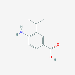 molecular formula C10H13NO2 B3269797 4-Amino-3-isopropylbenzoic acid CAS No. 51688-76-7