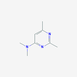 molecular formula C8H13N3 B3269828 N,N,2,6-Tetramethylpyrimidin-4-amine CAS No. 5177-09-3