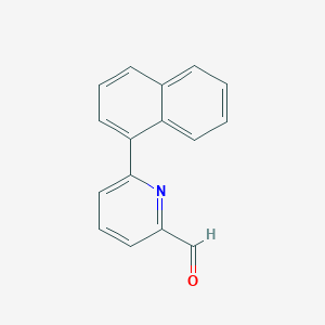 B3269851 2-Formyl-6-naphthylpyridine CAS No. 518058-50-9
