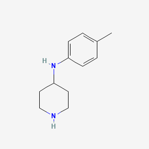 molecular formula C12H18N2 B3269873 N-(4-甲基苯基)哌啶-4-胺 CAS No. 518285-56-8