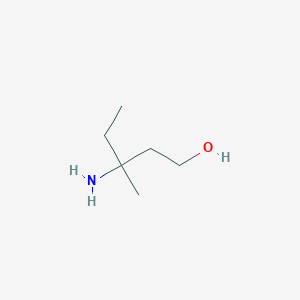 molecular formula C6H15NO B3269992 3-Amino-3-methylpentan-1-ol CAS No. 51973-07-0