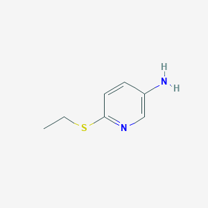 molecular formula C7H10N2S B3270011 6-(Ethylsulfanyl)pyridin-3-amine CAS No. 52025-15-7