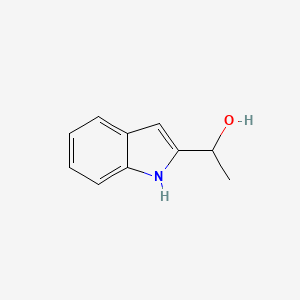 molecular formula C10H11NO B3270054 1-(1H-indol-2-yl)ethan-1-ol CAS No. 52098-27-8