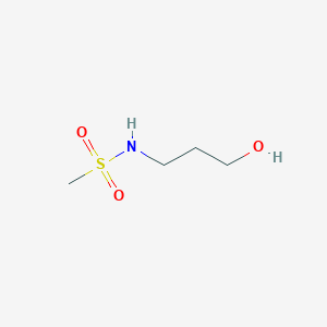 molecular formula C4H11NO3S B3270106 N-(3-hydroxypropyl)methanesulfonamide CAS No. 52177-30-7