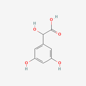 molecular formula C8H8O5 B3270132 (3,5-Dihydroxyphenyl)hydroxyacetic acid CAS No. 52238-36-5