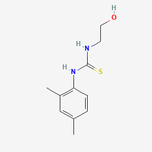 molecular formula C11H16N2OS B3270165 1-(2,4-Dimethylphenyl)-3-(2-hydroxyethyl)thiourea CAS No. 52266-55-4