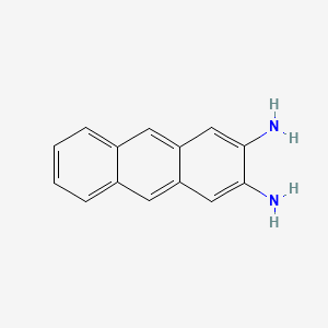 molecular formula C14H12N2 B3270177 2,3-Anthracenediamine CAS No. 5227-67-8