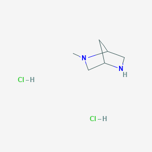 molecular formula C6H14Cl2N2 B3270224 2-甲基-2,5-二氮杂双环[2.2.1]庚烷二盐酸盐 CAS No. 52321-26-3