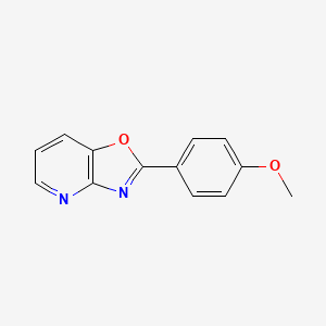 molecular formula C13H10N2O2 B3270235 2-(4-甲氧基苯基)恶唑并[4,5-b]吡啶 CAS No. 52333-46-7