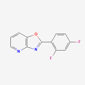 2-(2,4-Difluorophenyl)oxazolo[4,5-b]pyridine