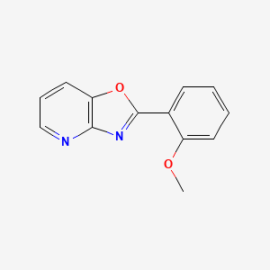 molecular formula C13H10N2O2 B3270254 2-(2-Methoxyphenyl)oxazolo[4,5-b]pyridine CAS No. 52333-62-7
